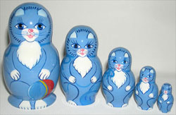 Russian Blue Cat Dolls